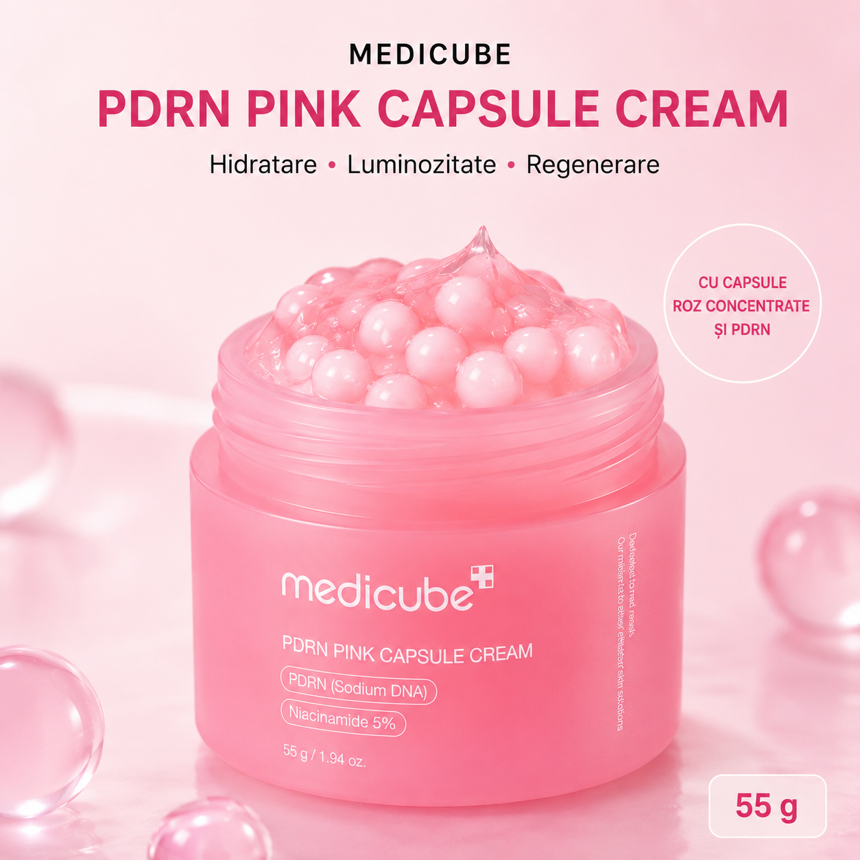 Medicube PDRN Pink Collagen Capsule Cream 55g