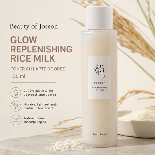 Beauty of Joseon toner infuzat cu lapte de orez Glow Replenishing, 150 ml