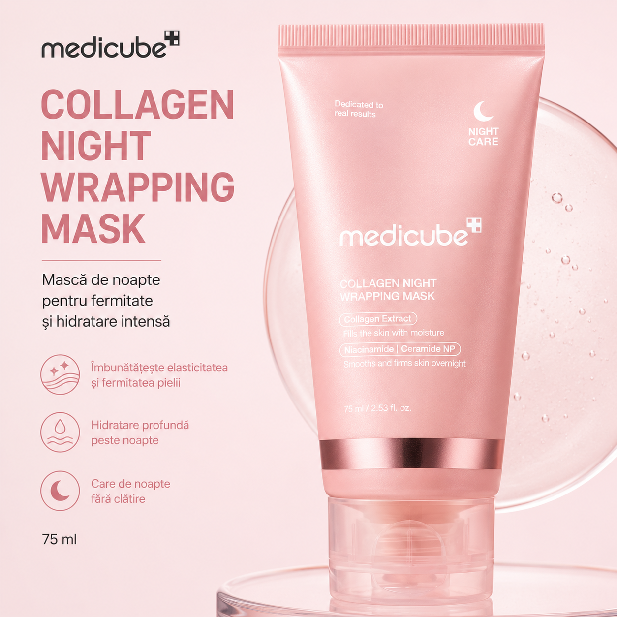 Medicube Collagen Night Wrapping Mask, 75ml