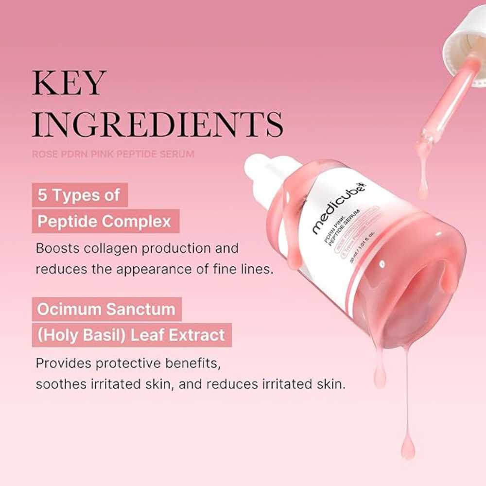 Medicube PDRN Pink Peptide Serum, 30ml